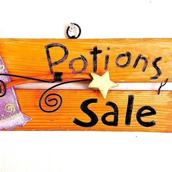 “POTIONS FOR SALE” HALLOWEEN DOOR - FINAL LIST PRICE Of $13 (UNLESS BUNDLED) - Picture 3 of 6